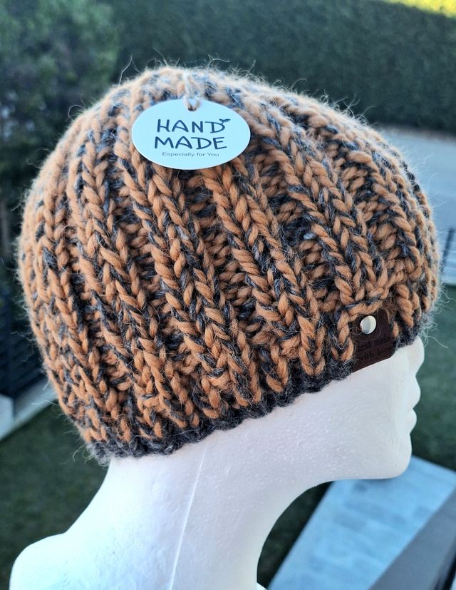 Berretto uomo lana fatto a mano