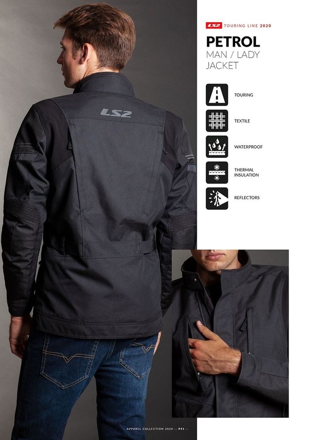 Casaco mota LS2 Petrol Man - Novo