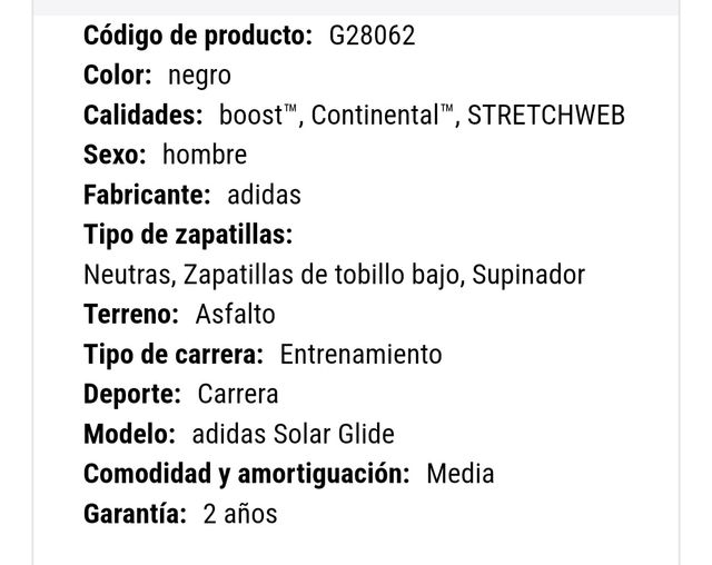 Adidas Solar Glide 19