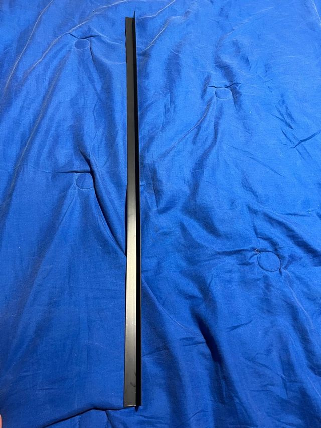 Perfil de ángulo de plástico.