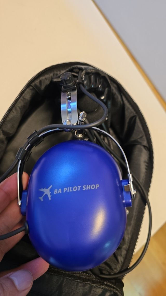Auriculares de avión para piloto nuevos
