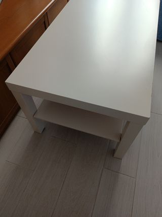 Tavolino rettangolare bianco IKEA 