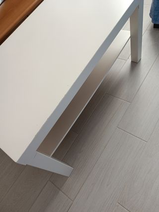 Tavolino rettangolare bianco IKEA 
