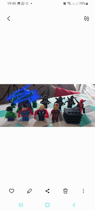 Pack Legos compatibles Marvel