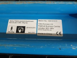 Bopster V2 plegable- Patinete Azul