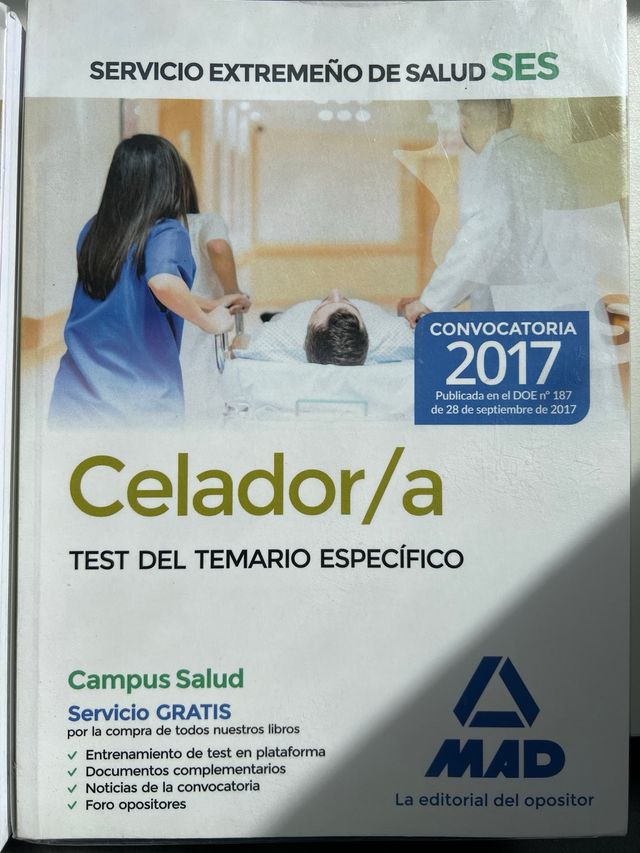 Temario celador junta de extremadura