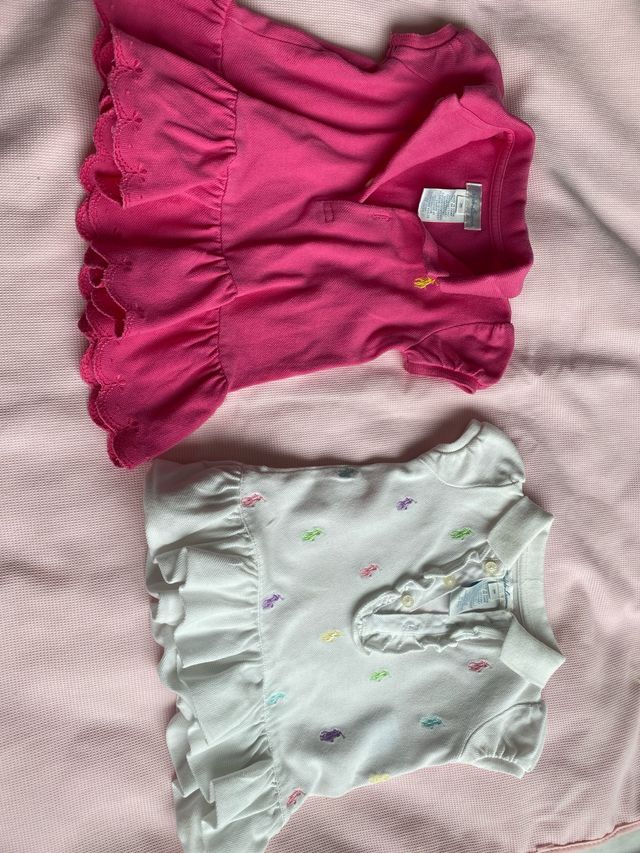 Dos vestidos ralph lauren 3 meses