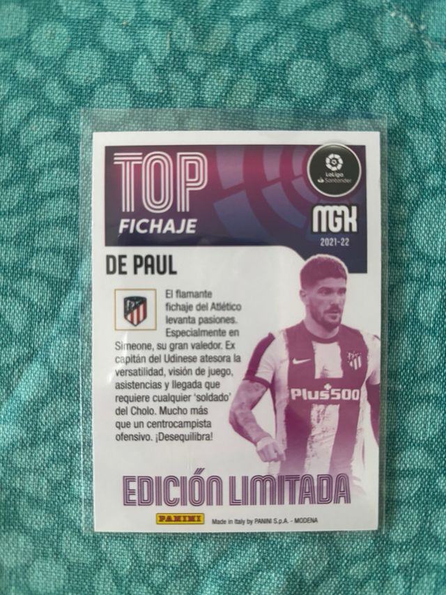 Cromo rodrigo de paul fichaje