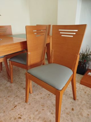 Mesa comedor y sillas 