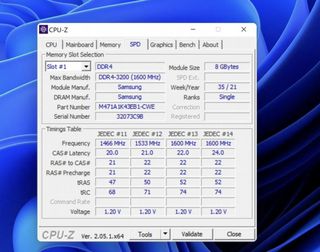 8Gb Samsung M471A1K43EB1-CWE DDR4 3200 SO-dimm