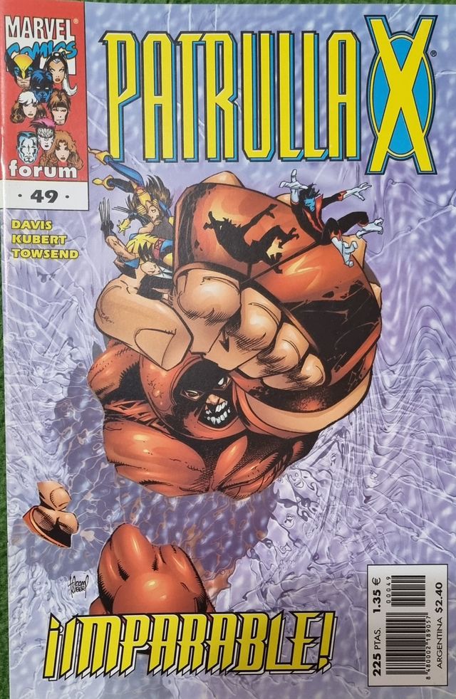 Lote 3 Cómics de Patrulla X en perfecto estado