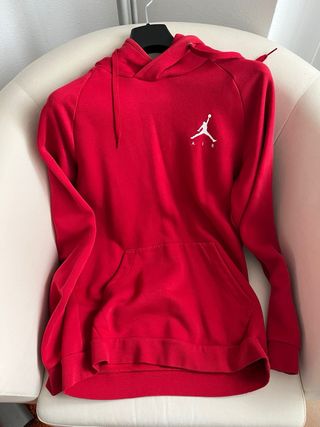 Sudadera roja con capucha AIR