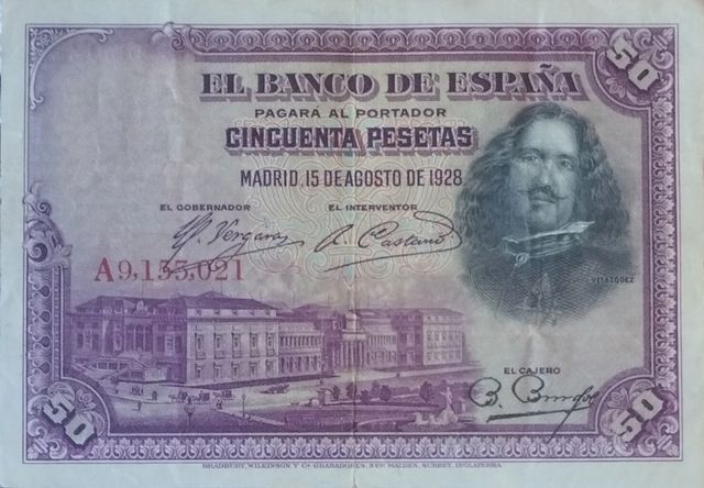 BILLETES DE ESPAÑA ANTIGUOS