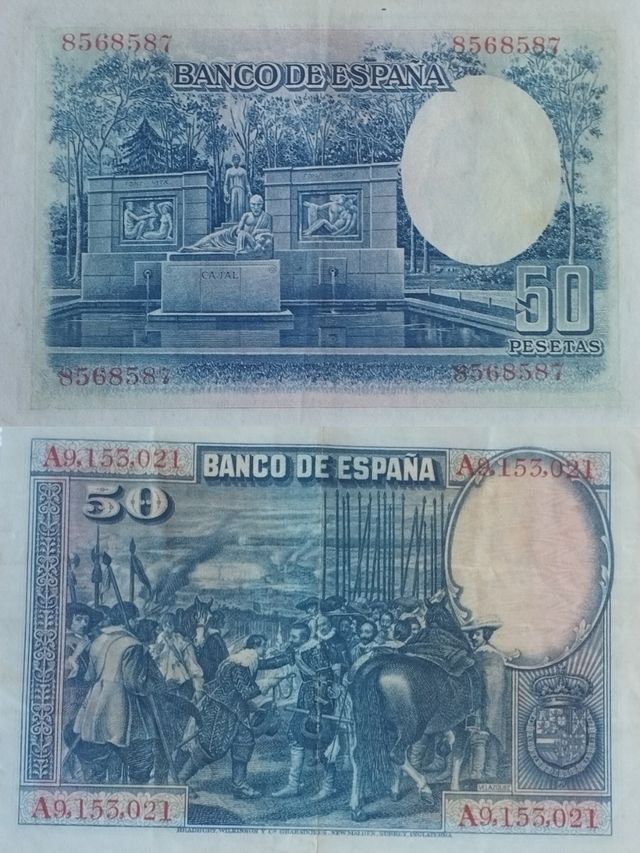 BILLETES DE ESPAÑA ANTIGUOS
