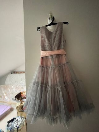 vestido niña ceremonia con chaqueta