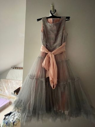 vestido niña ceremonia con chaqueta