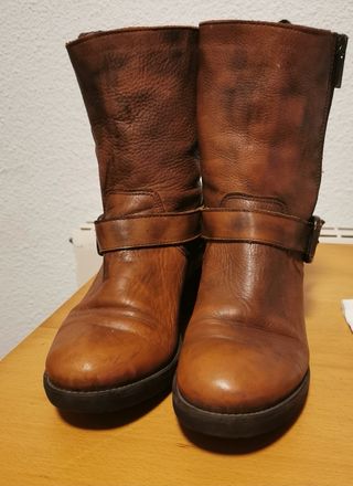 Botines Biker piel  Primadonna T40
