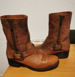Botines Biker piel  Primadonna T40