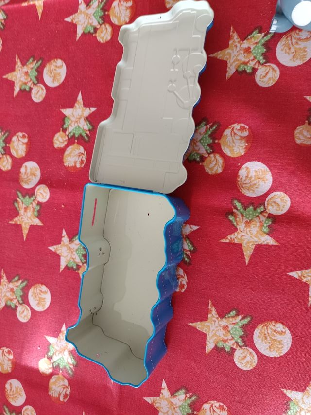 Trenino in latta salvadanaio