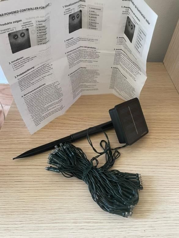 Luces led solar Navidad exteriores