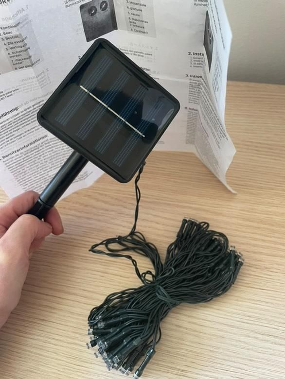 Luces led solar Navidad exteriores