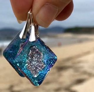 Pendientes Swarovski pieza única y P