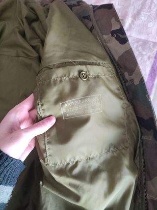 Chaqueta militar ejercito español