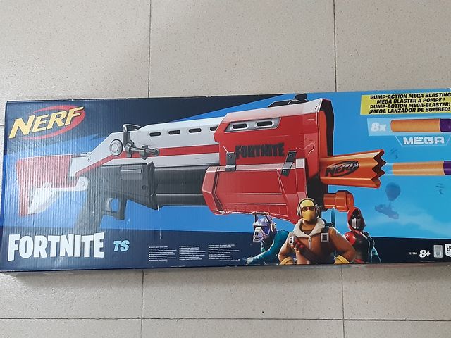 Juguete escopeta Nerf de Fornite