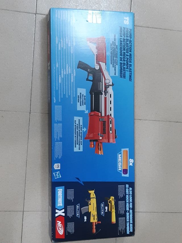 Juguete escopeta Nerf de Fornite