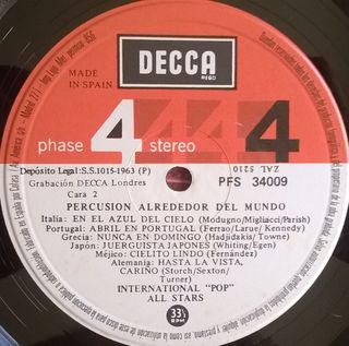 Percusión Alrededor del Mundo / Vinilo LP