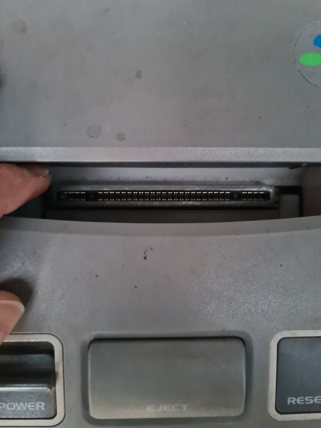 Super Nintendo with 2 controllers