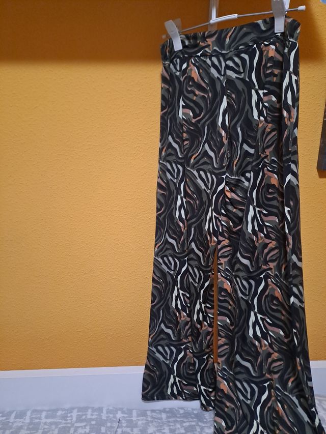 Pantalon elastico estampado