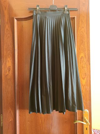 Falda midi Bershka 
