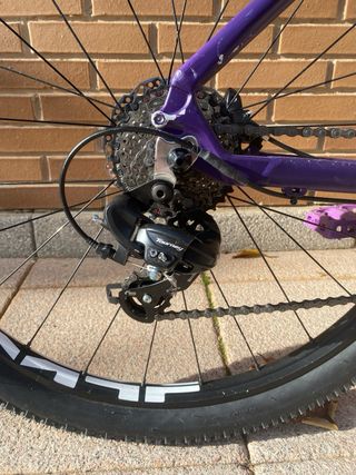 Bici de stunt morada