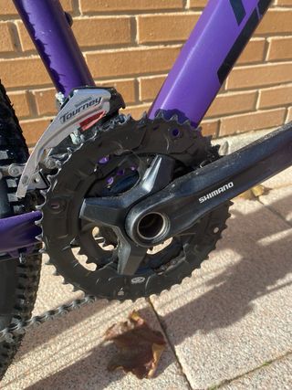 Bici de stunt morada