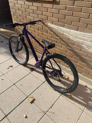 Bici de stunt morada