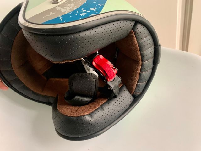 Casco moto Vespa retro XS