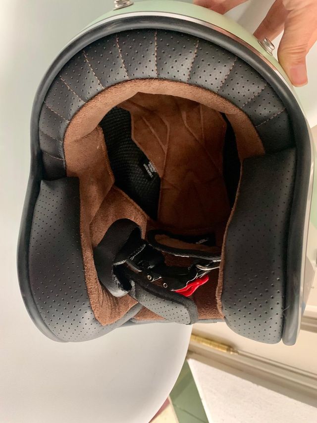 Casco moto Vespa retro XS