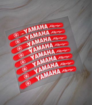 PEGATINAS LLANTA MOTO YAMAHA R6 R2 R3 YZF JOG MT 