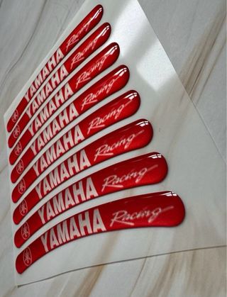 PEGATINAS LLANTA MOTO YAMAHA R6 R2 R3 YZF JOG MT 