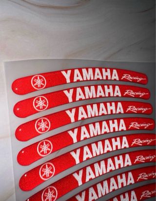 PEGATINAS LLANTA MOTO YAMAHA R6 R2 R3 YZF JOG MT 