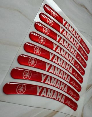 PEGATINAS LLANTA MOTO YAMAHA R6 R2 R3 YZF JOG MT 