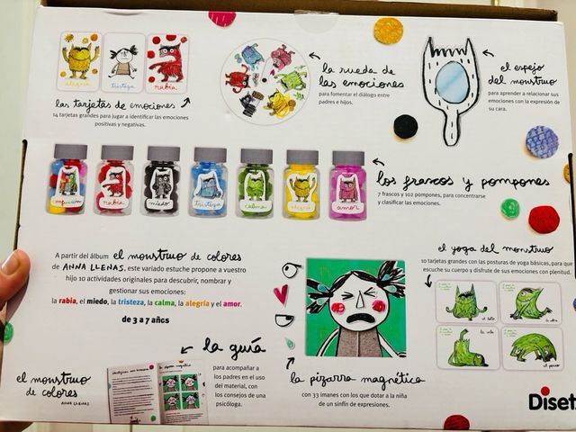 Juego El monstruo de colores