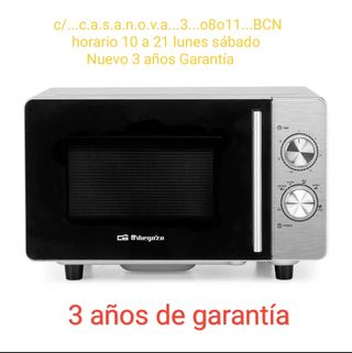 Microondas orbegozo 20L MI2030CE sin plato 