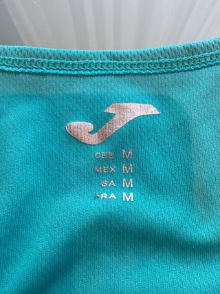 CAMISETA JOMA DE TIRANTAS TURQUESA