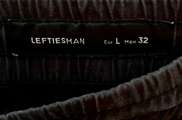 Pantalon Vaquero Negro Lefties