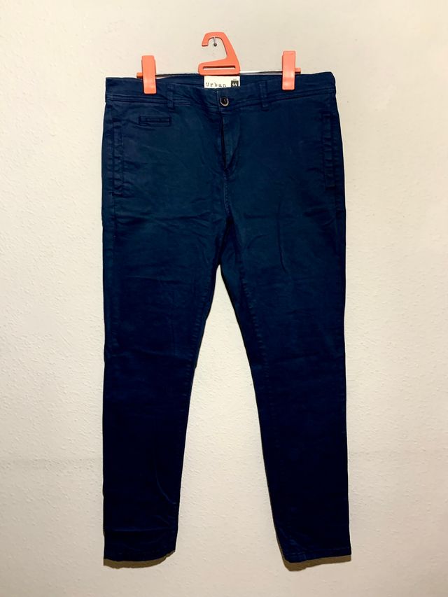 Pantalon chino azul marino