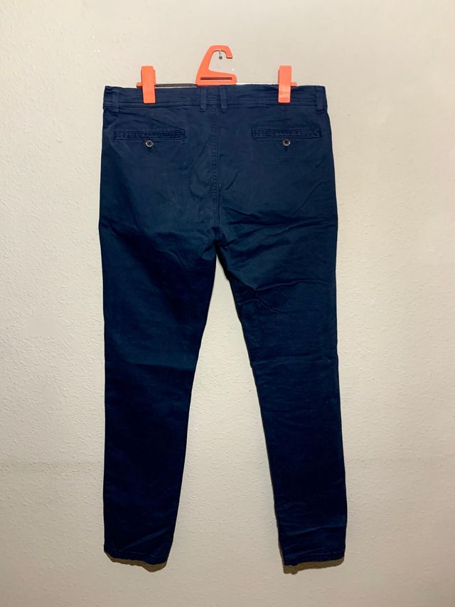 Pantalon chino azul marino