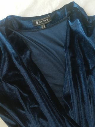 Kimono de terciopelo.