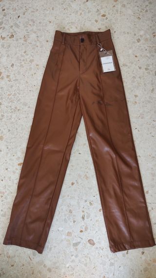 Pantalón cuero sintético Lywm woman